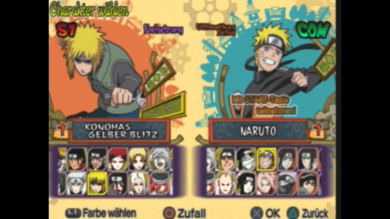 Naruto Shippuden Ultimate Ninja 5 All Characters
