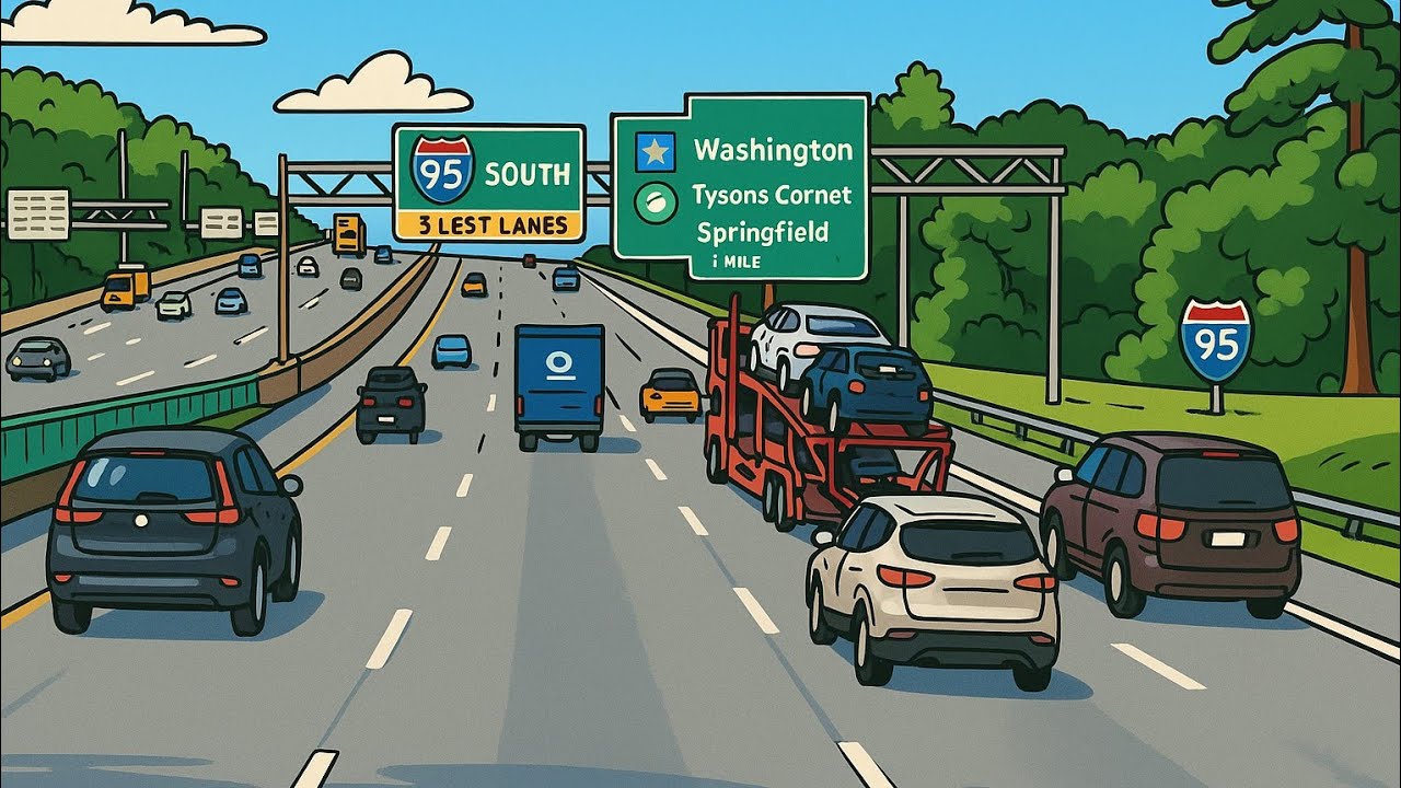 6/6/25, Fort Washington MD to Fredericksburg - Art on the Asphalt: A Stylized Ride Down I-95 South