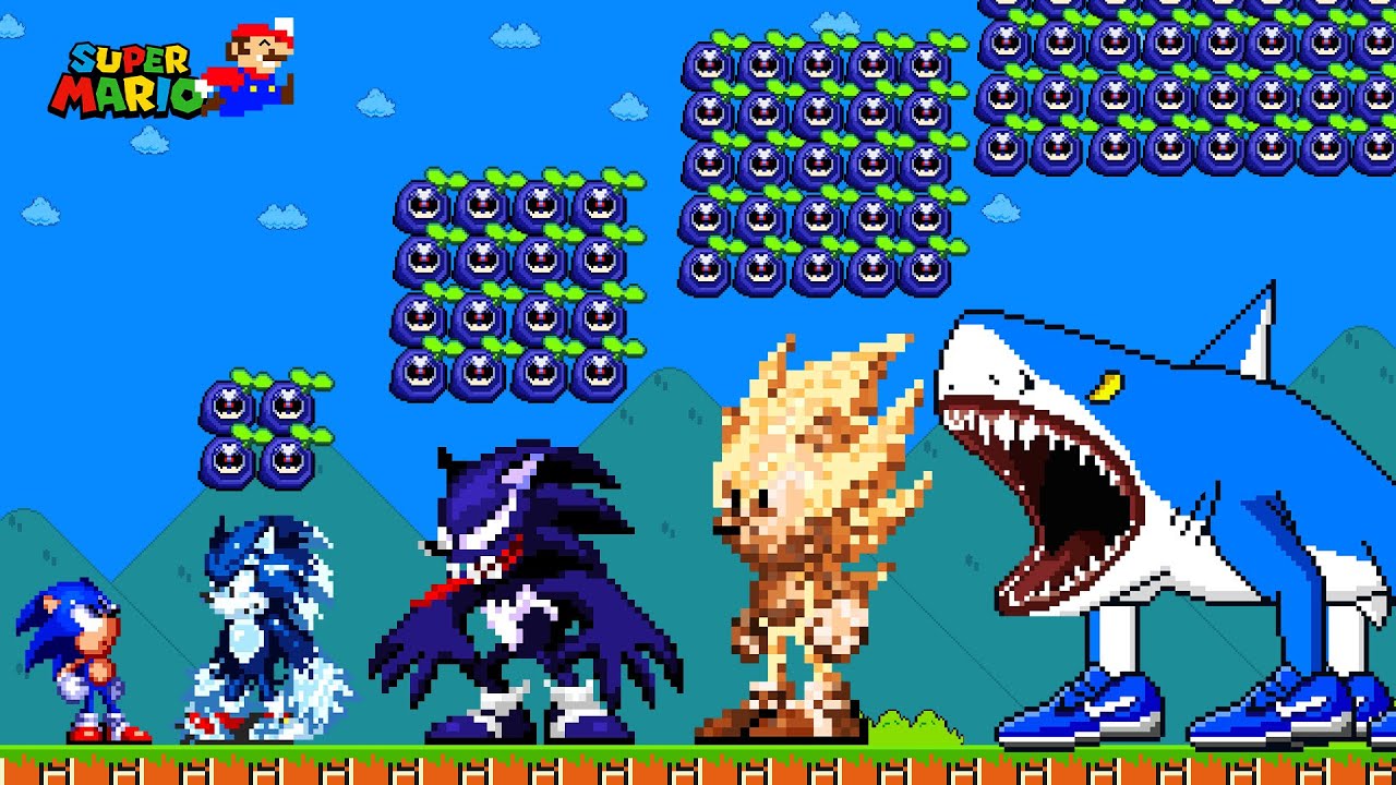 Sonic GROWING UP Strong Tralalero Tralala Ever with 999 Seeds Powerups | SM Animation