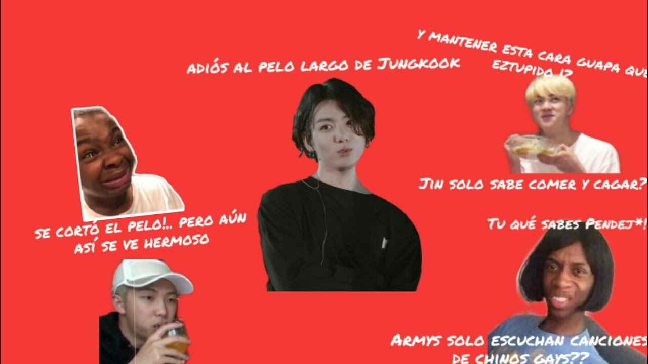 #10 [BTS ON CRACK] -✂️RIP️ para el cabello de Jungkook/señora le pone nombres a los BTS xd