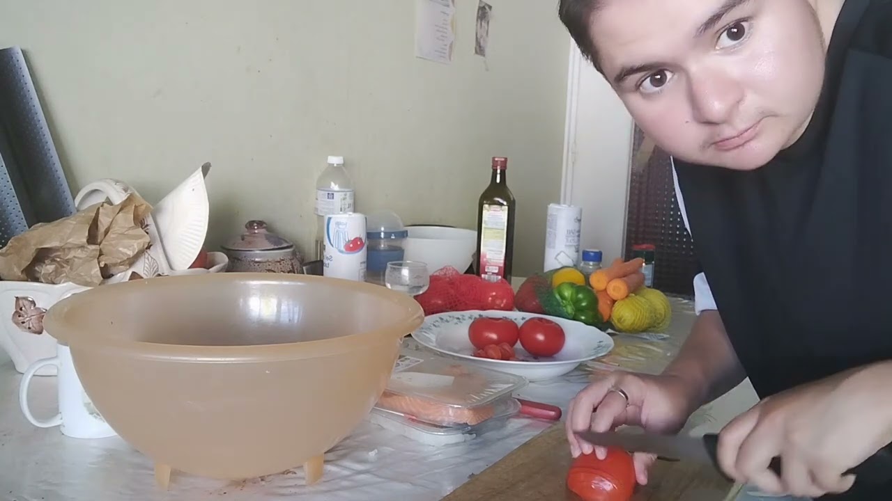 Recette de poisson avec ses légumes équilibrés gastronomique