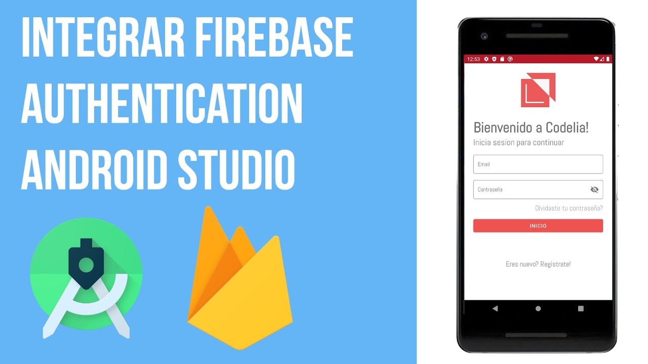 Android Studio - Integrar Firebase Authentication / Crear usuarios Pt. 4 | Diseño Material 2020
