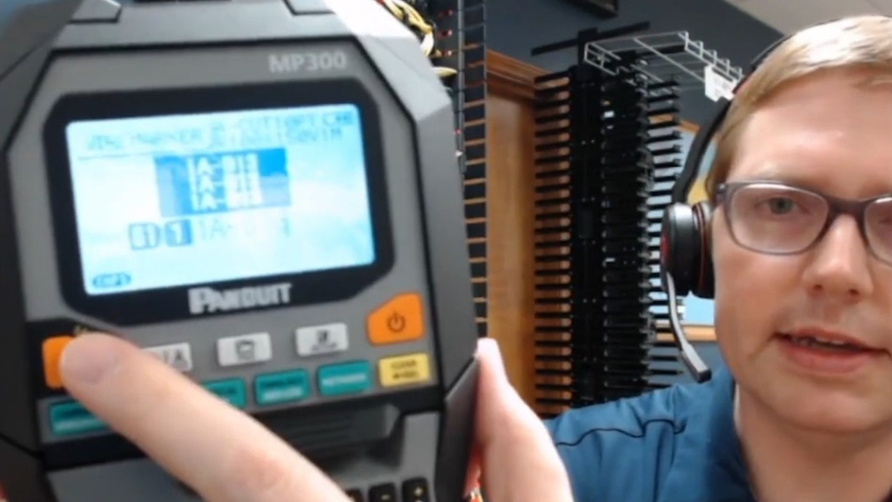 Panduit MP300 Printer and Turn-Tell Label Demonstration