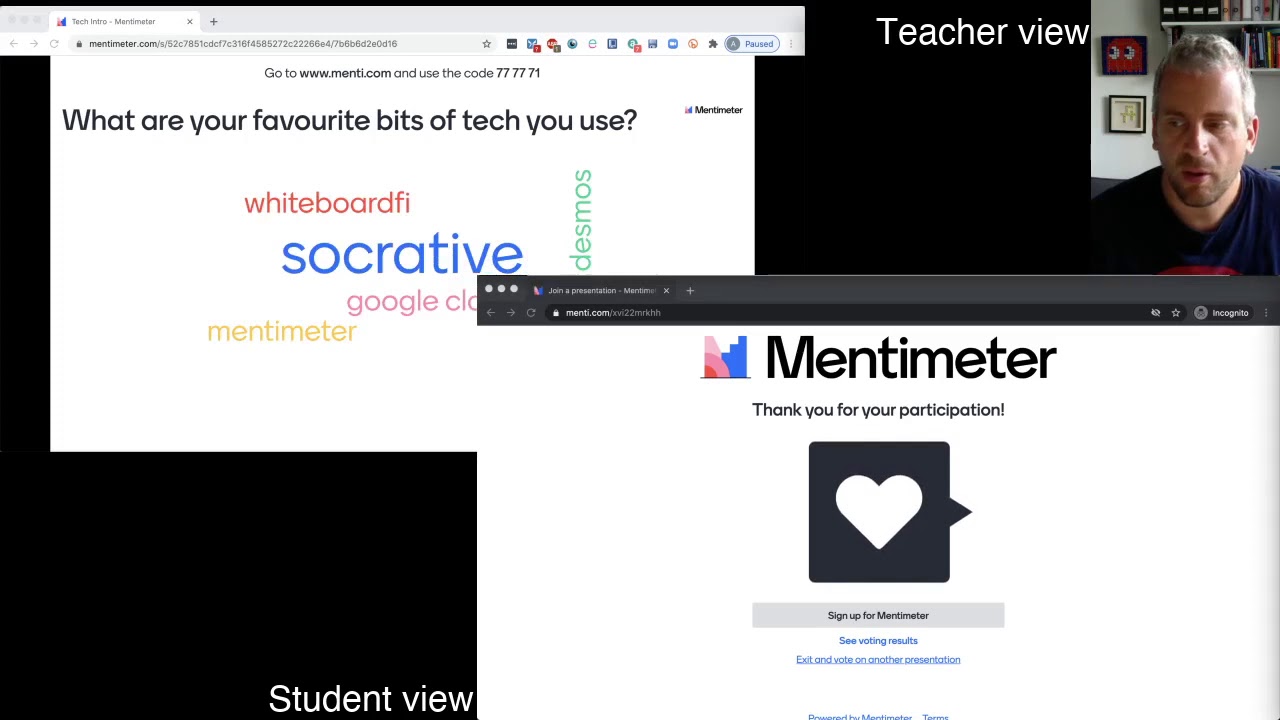 Setting up your first Mentimeter (menti) quiz - a guide for teachers