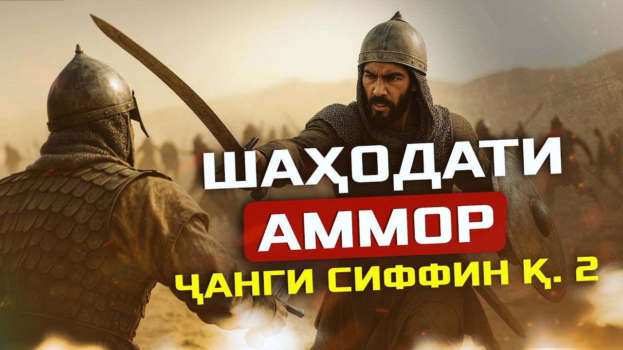 АЛИ (р) АҲЛИ ШОМРО БАРОДАР МЕДОНИСТ НА КОФИР... (ҶАНГИ СИФФИН. Қ.2) l УСТОД АДҲАМ ҲАЙДАРЗОДА