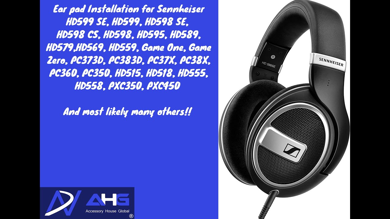 Сменные амбушюры для Sennheiser HD598 (и многих других моделей)