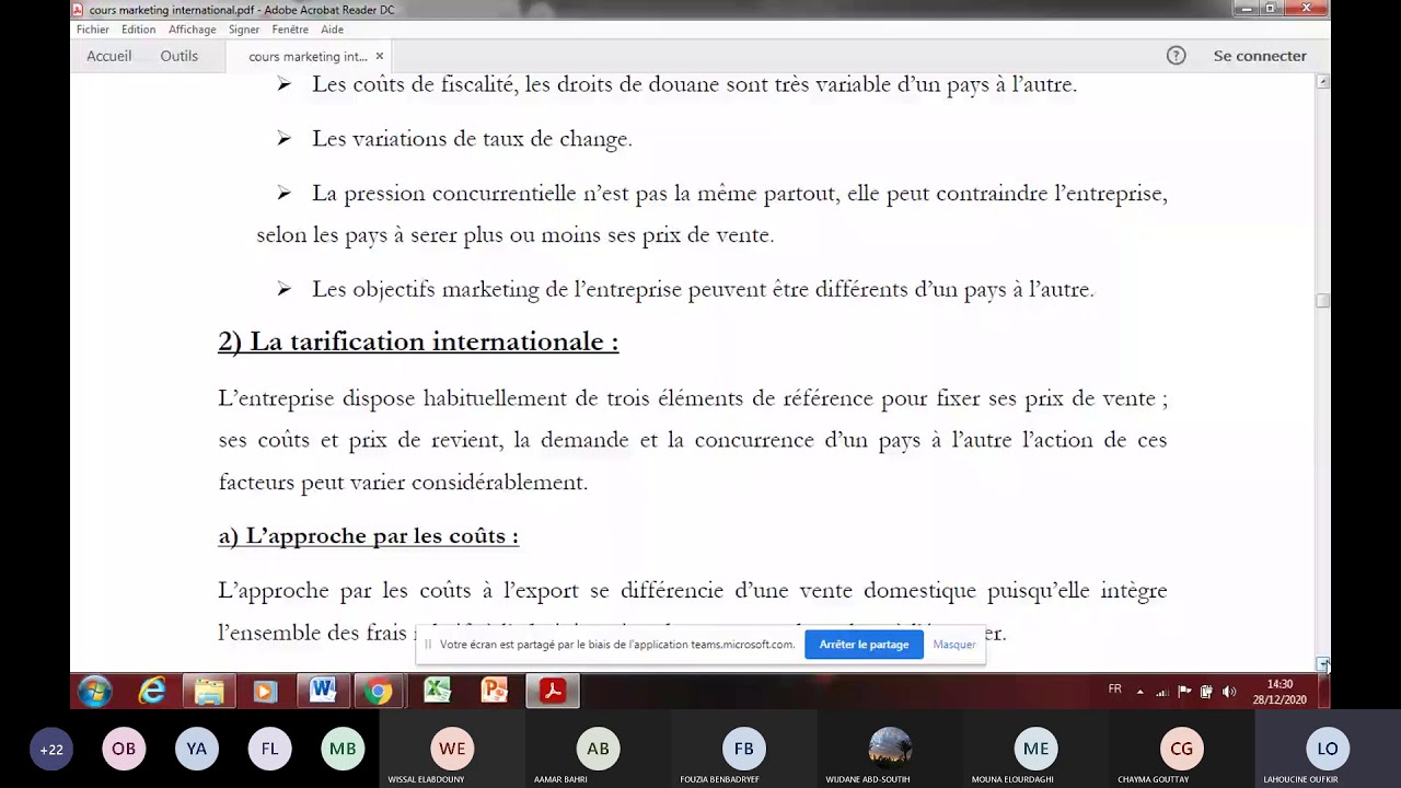 Module Marketing international : L'exportation controlée (vente directe)