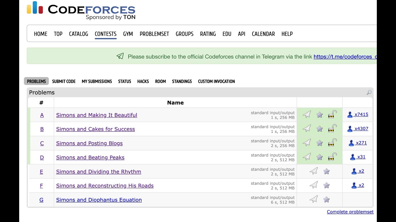 Codeforces Round 1083 (Div. 2) FREE CODE https://t.me/codingSoln_ss