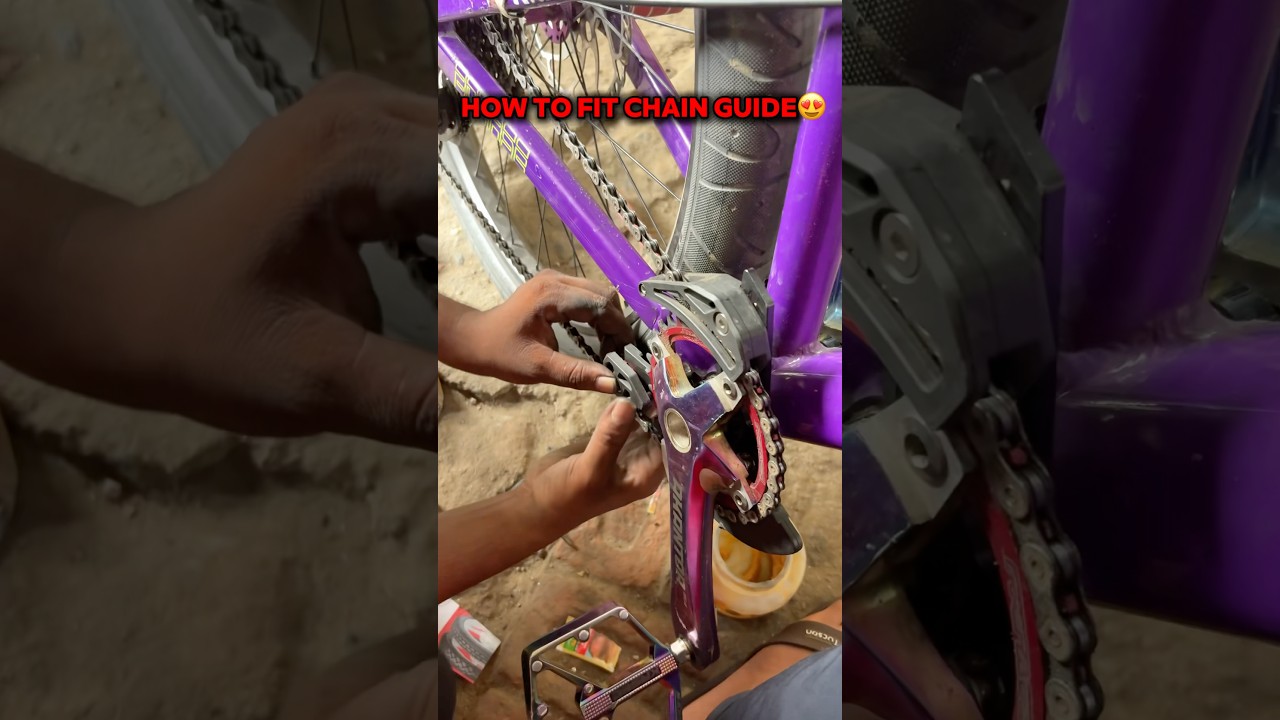 How to fit chain guide😍 #ytshorts #shorts