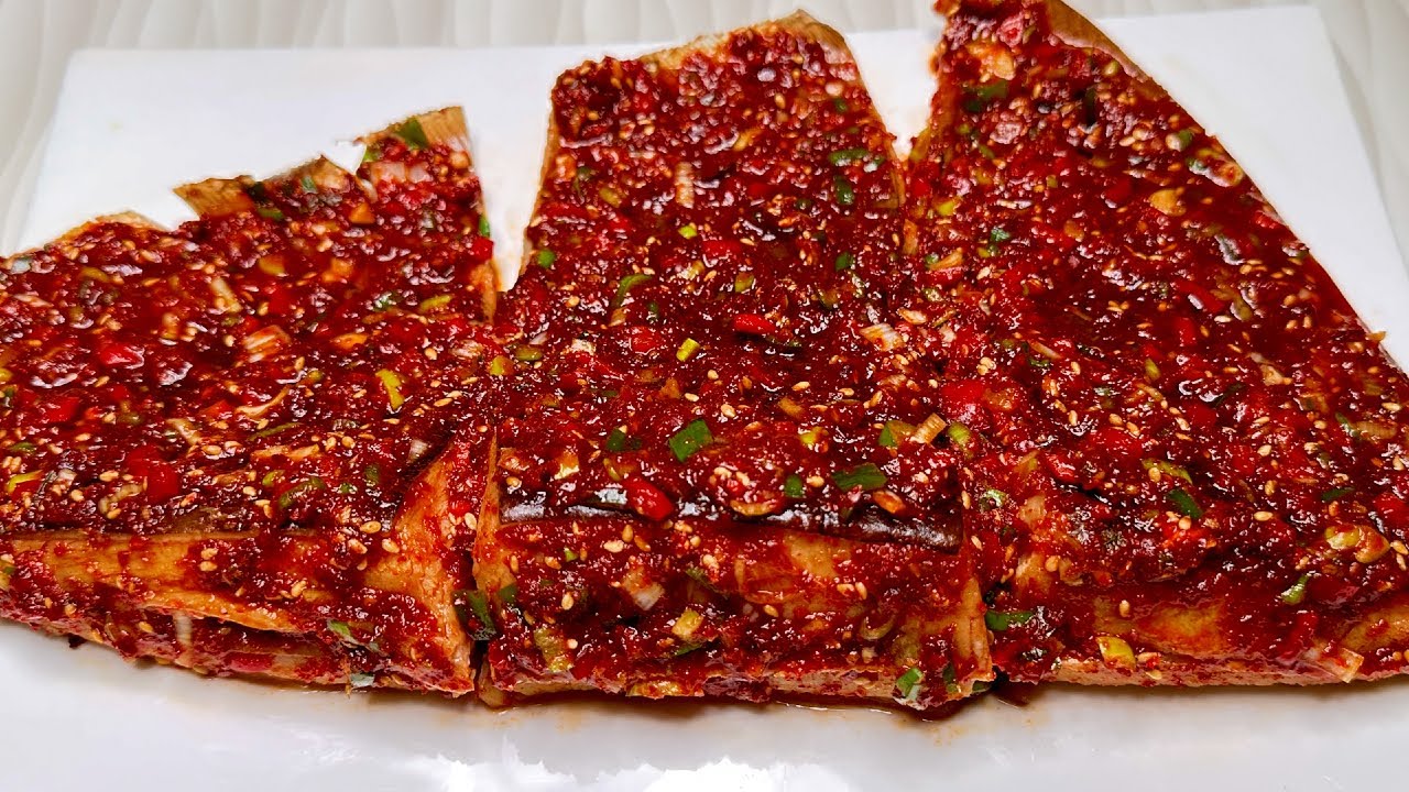 가오리찜 비린내 없이 찌는 방법 ✔ 정말 너무 쉬워요!! 가오리찜이 100배 맛있는 양념 비법
