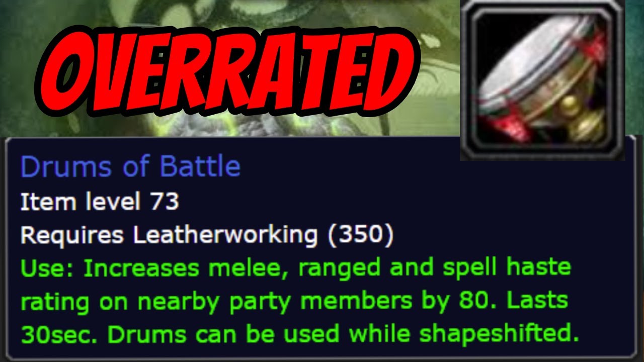 You Do Not Need Drums in TBC Classic