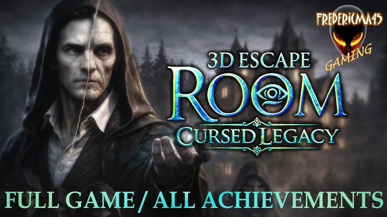 3D Escape Room Cursed Legacy FULL GAME Walkthrough / All Notes + Achievements* (Puzzle Escape Game)