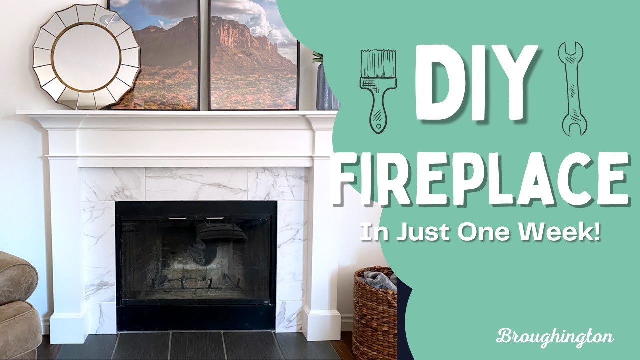 DIY Fireplace Upgrade in One Week!
