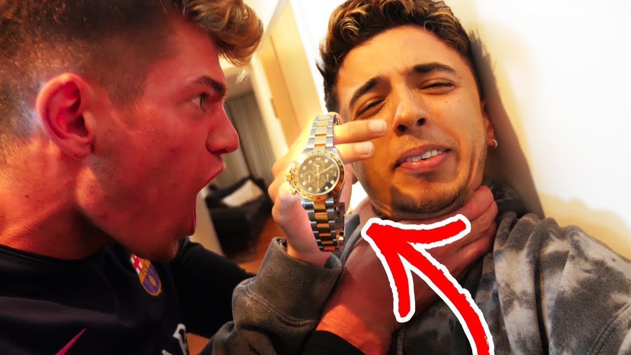 STEALING JMX’s $20,000 ROLEX PRANK!