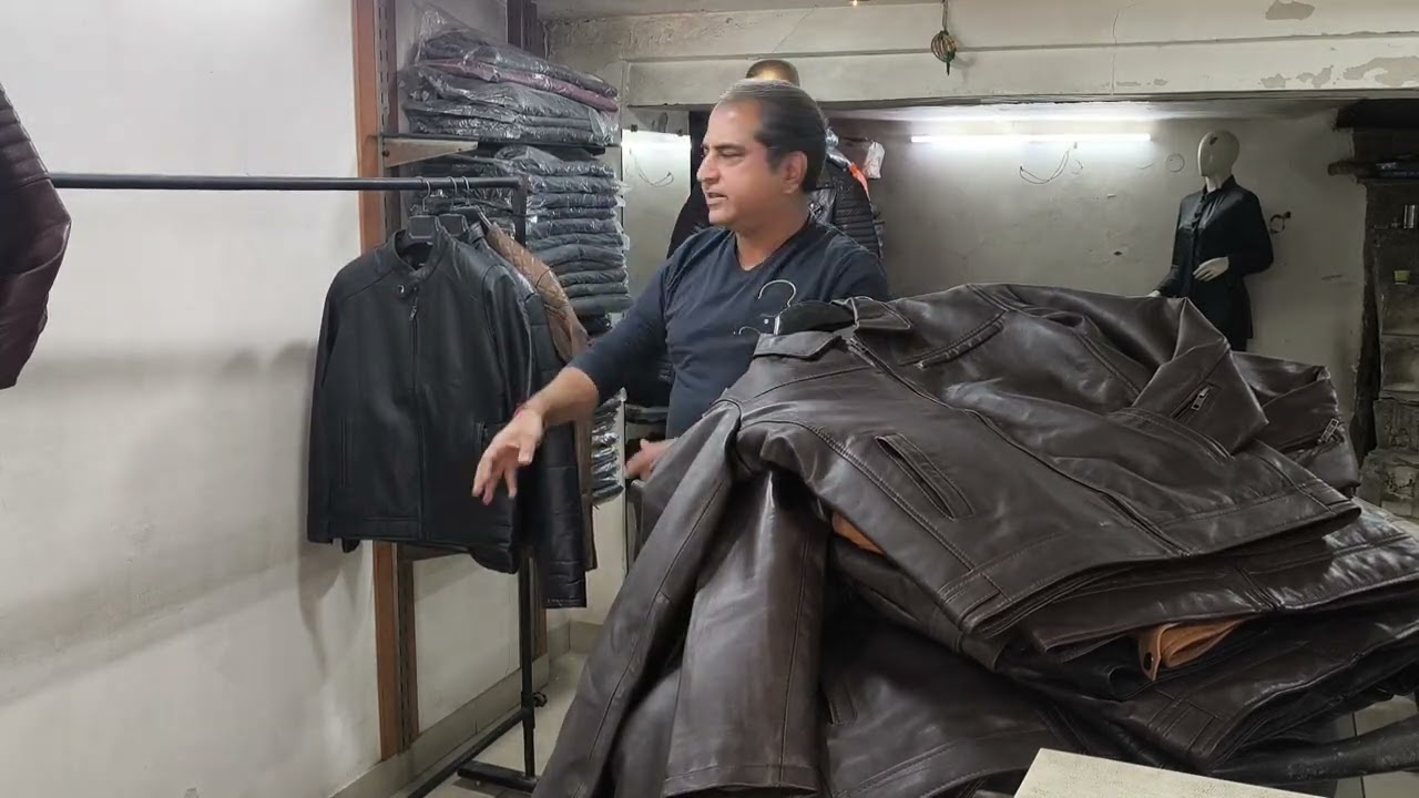 Cheapest 2500/- 100% Real Leather Jacket in Karol bagh #karolbagh #leatherjacket #kbleatheremporium
