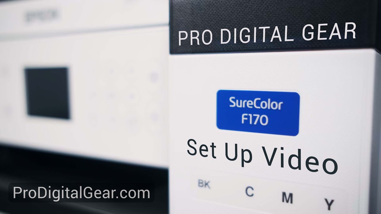 Set Up the Epson F170 Dye Sublimation Printer