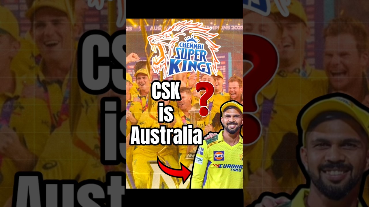CSK Is australia of IPl MI,CSK,RCB,RR #cricket