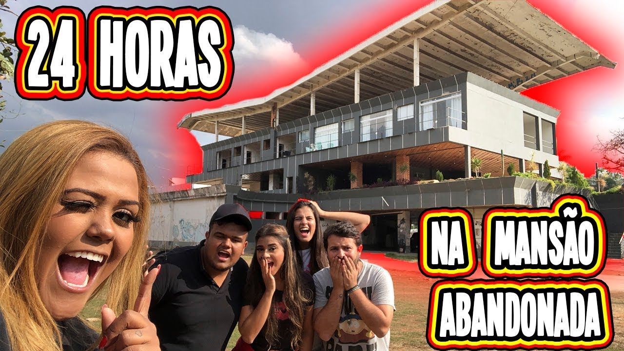 24 HORAS NA MANSÃO ABANDONADA !!!