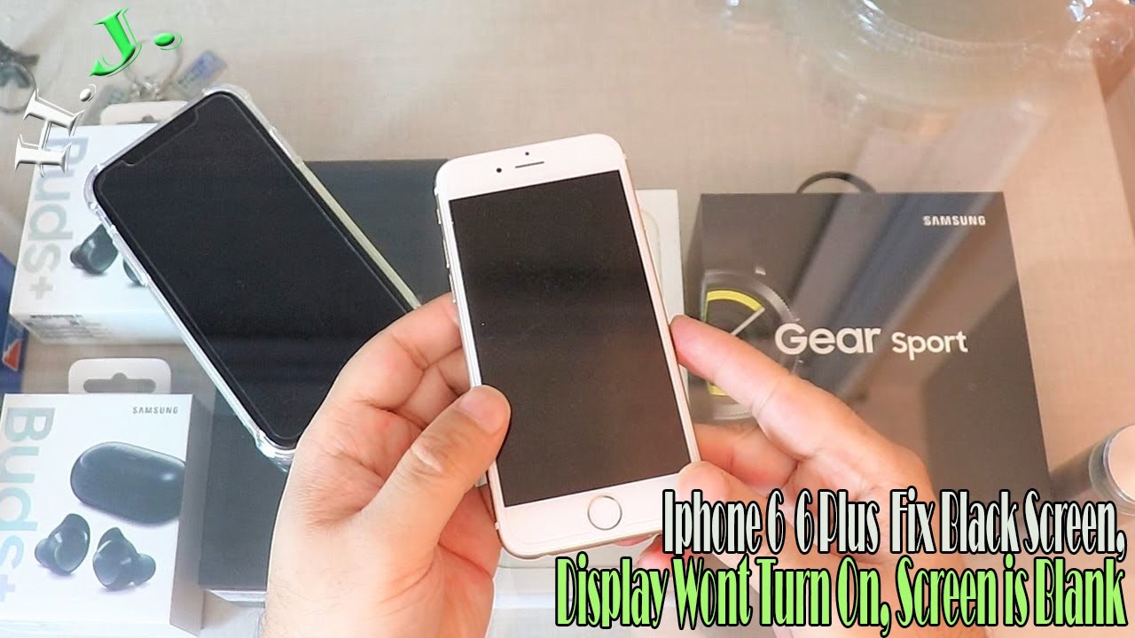iPhone 6/6 Plus: черный экран, дисплей не включается, экран пустой