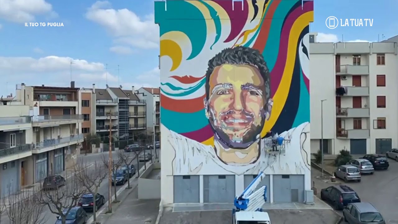Ad Altamura un murales dedicato a una vittima innocente della mafia