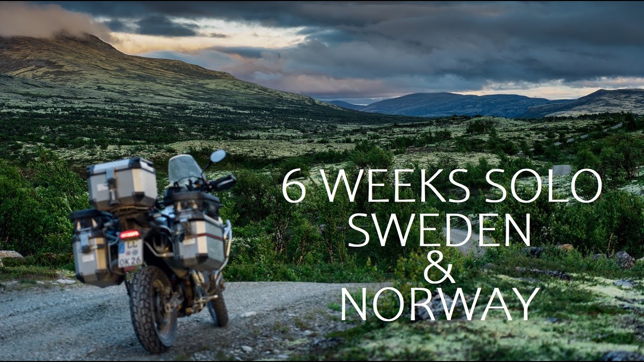 6 Week Motorcycle Solo Trip - Sweden & Norway [Full Movie]