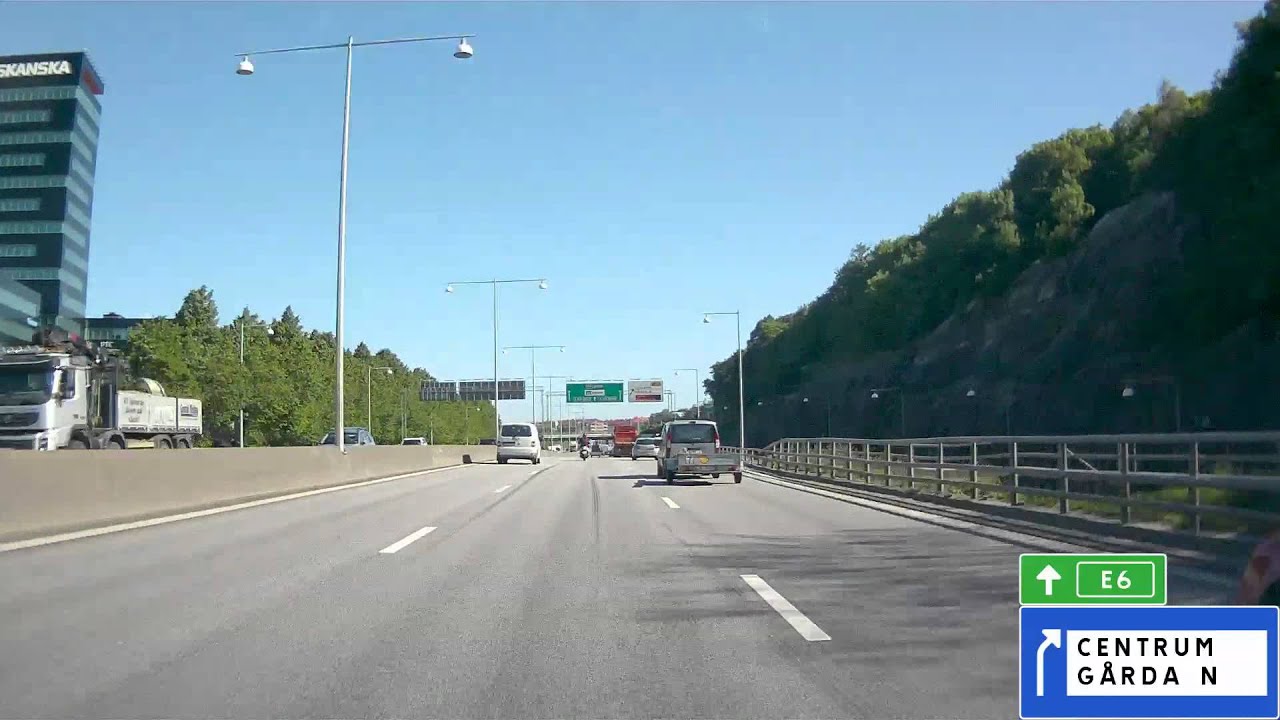E6 Sweden: Through Gothenburg (Göteborg)