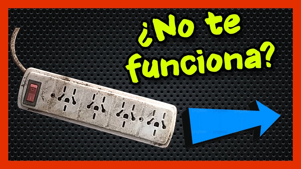 Como ARREGLAR una ZAPATILLA eléctrica | Multitoma | regleta MULTICONTACTO ✅ Con Botón