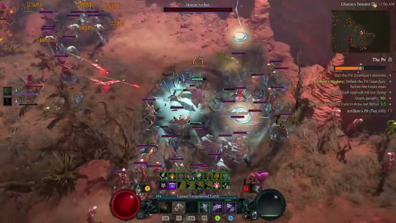 Diablo IV s11 Wolves Companion Druid Pit T110