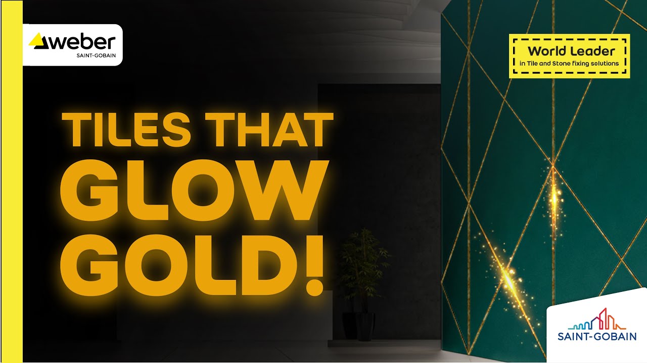 Golden tiles | Decorative tiles | weber shine armor