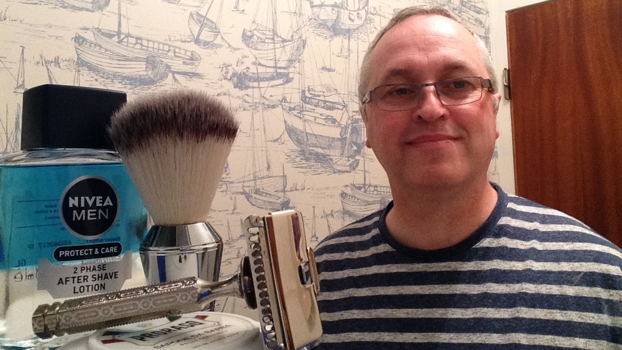 Ever Ready 1912 review and shave. New brush. New Nivea Aftershave.