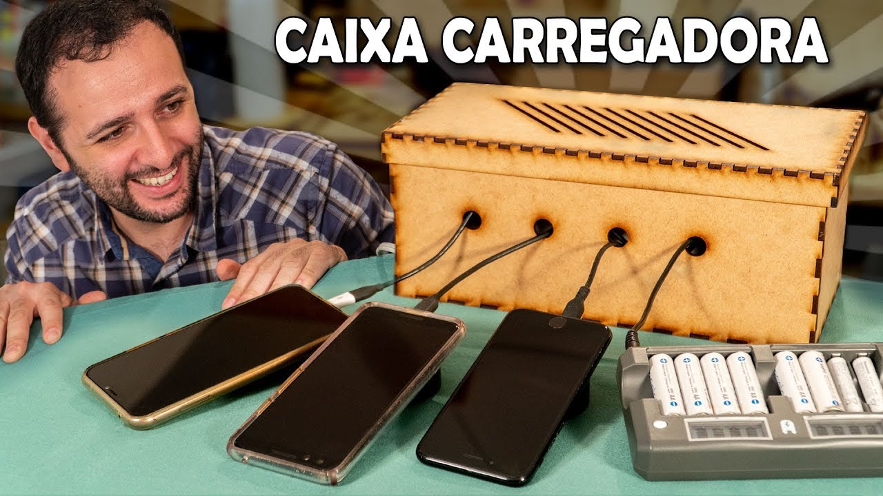 Como fazer uma caixa carregadora #ManualMaker Aula 11, Vídeo 2