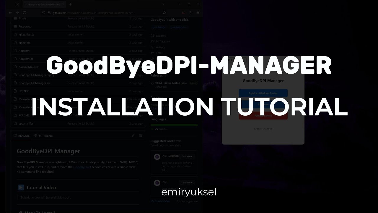 How to Access Blocked Websites in Seconds with GoodByeDPI Manager
