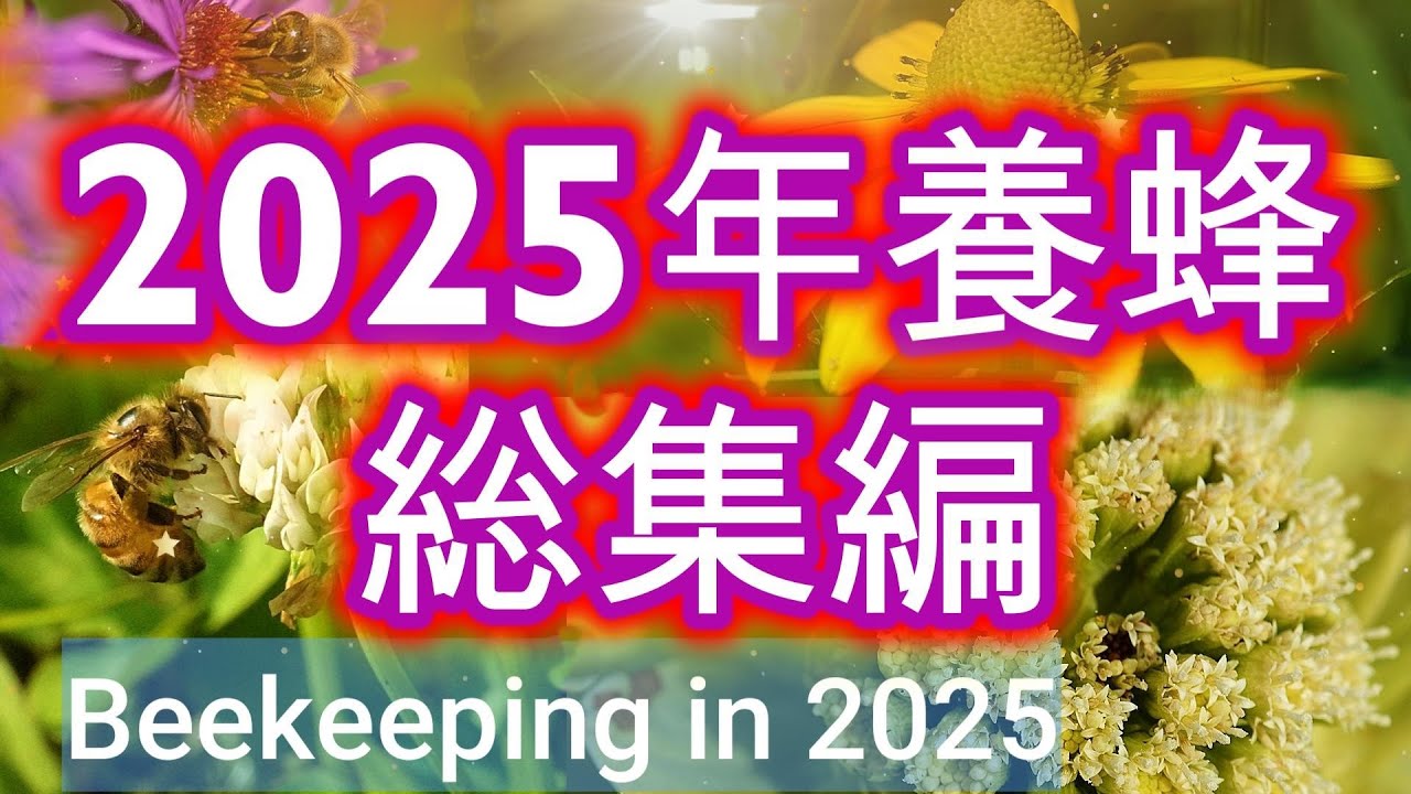 晴蜂雨読 No. 74／ミツバチの四季／2025年養蜂のサマリー／2025年12月、その2／山崎亮一／字幕／Summary of our apiary's activities in 2025／Sub
