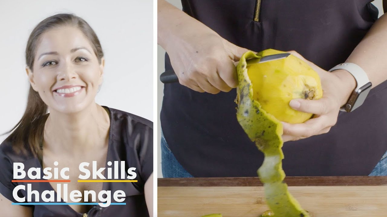 50 People Try to Slice a Mango | Epicurious