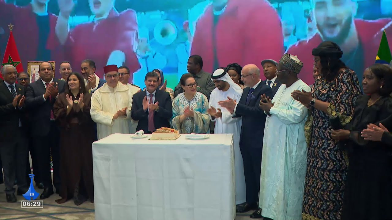 على أرض #إثيوبيا وتحت سقف مغربي النكهة إفريقي الهوية .... احتفال سفارة