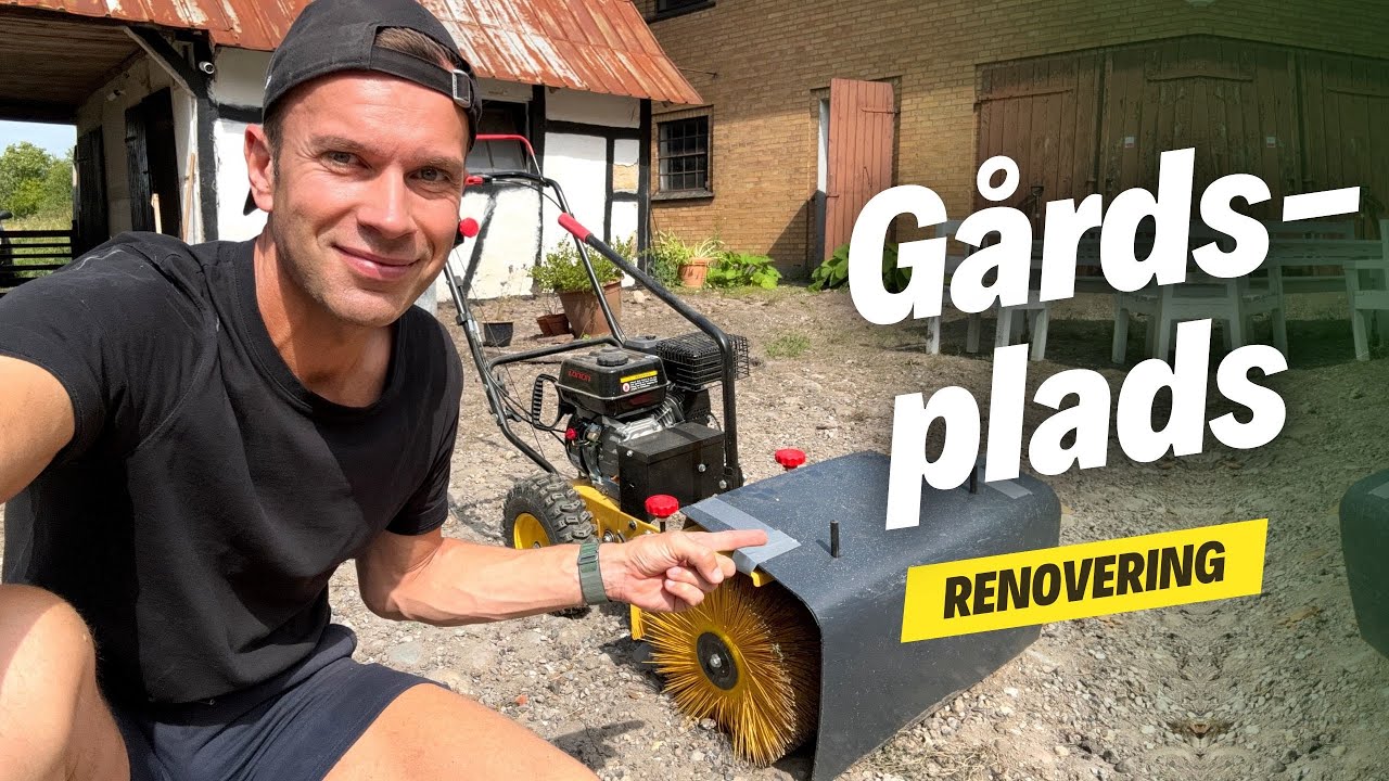 Endelig videre med det store gårdspladsprojekt! 🙏🤩  ⎮ Renovering af gård fra 1820