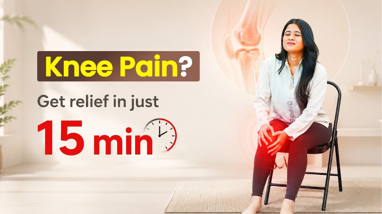 Knee Pain Relief In 15 Minutes | Exercises For Knee Pain At Home | 15 min Daily Yoga for Knee Pain