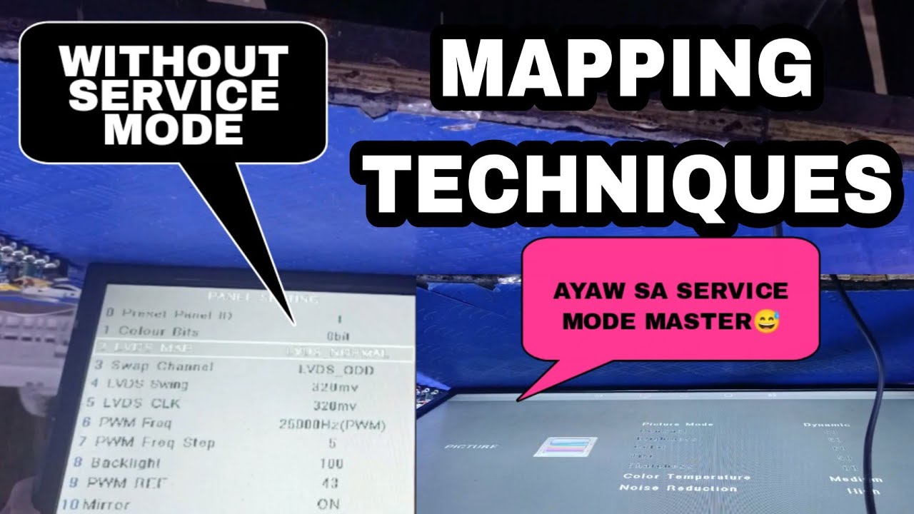 MAPPING TECHNIQUES WITHOUT FACTORY MODE