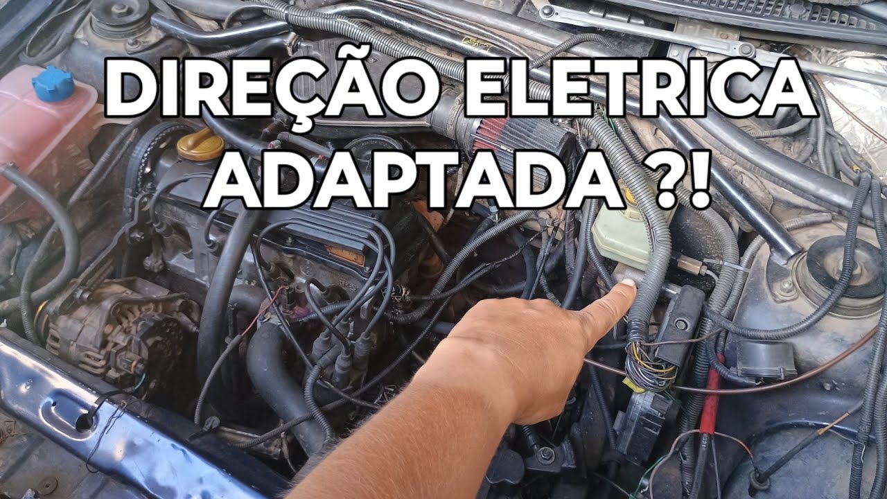 DIREÇÃO ELETRICA ADAPTADA. PQ NÃO FINALIZEI O PROJETO.