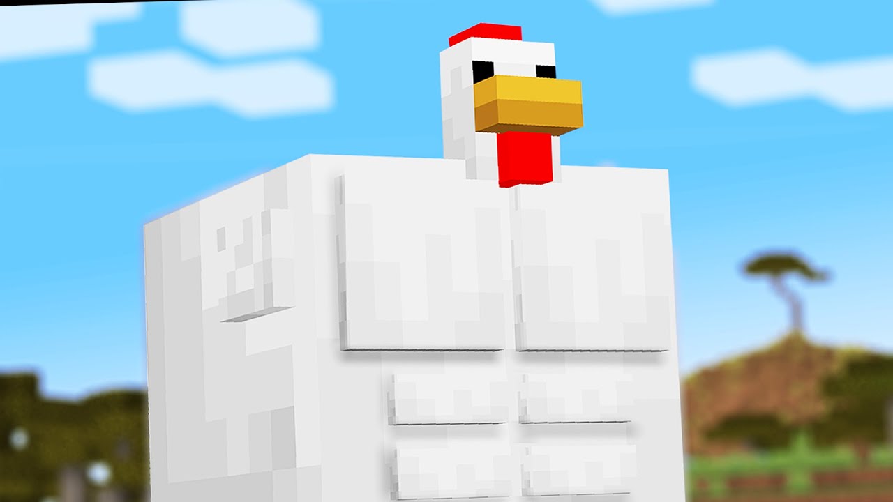 Minecraft mobs who couldn't lay off the Protein powder
