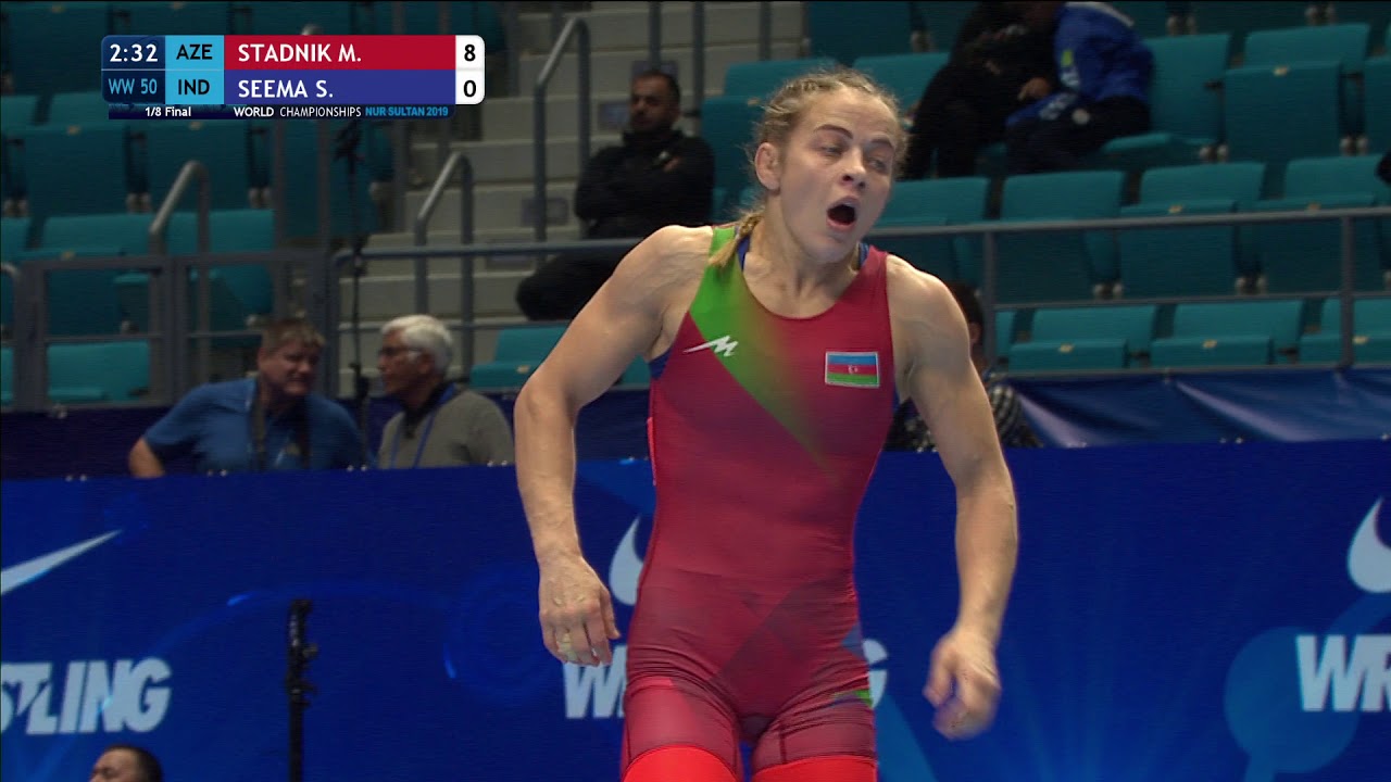 1/8 WW - 50 kg: M. STADNIK (AZE) v. S. SEEMA (IND)