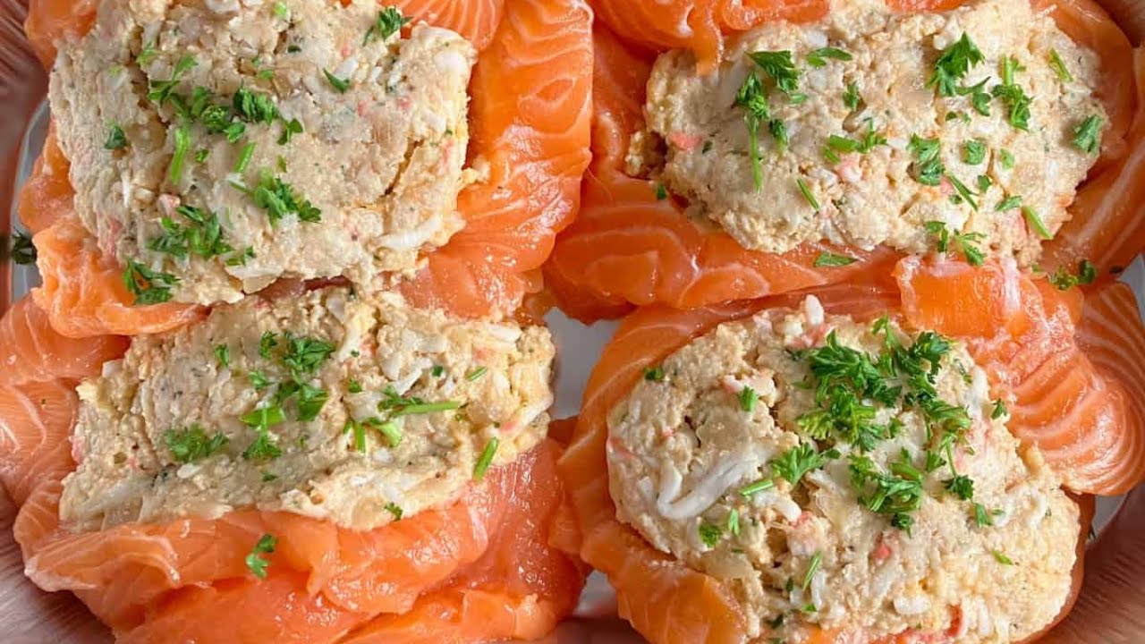 Costco Stuffed Salmon