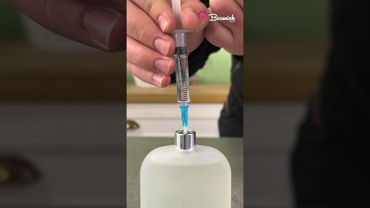 Syringe perfume extraction 💉 #syringe #perfume  #tricks