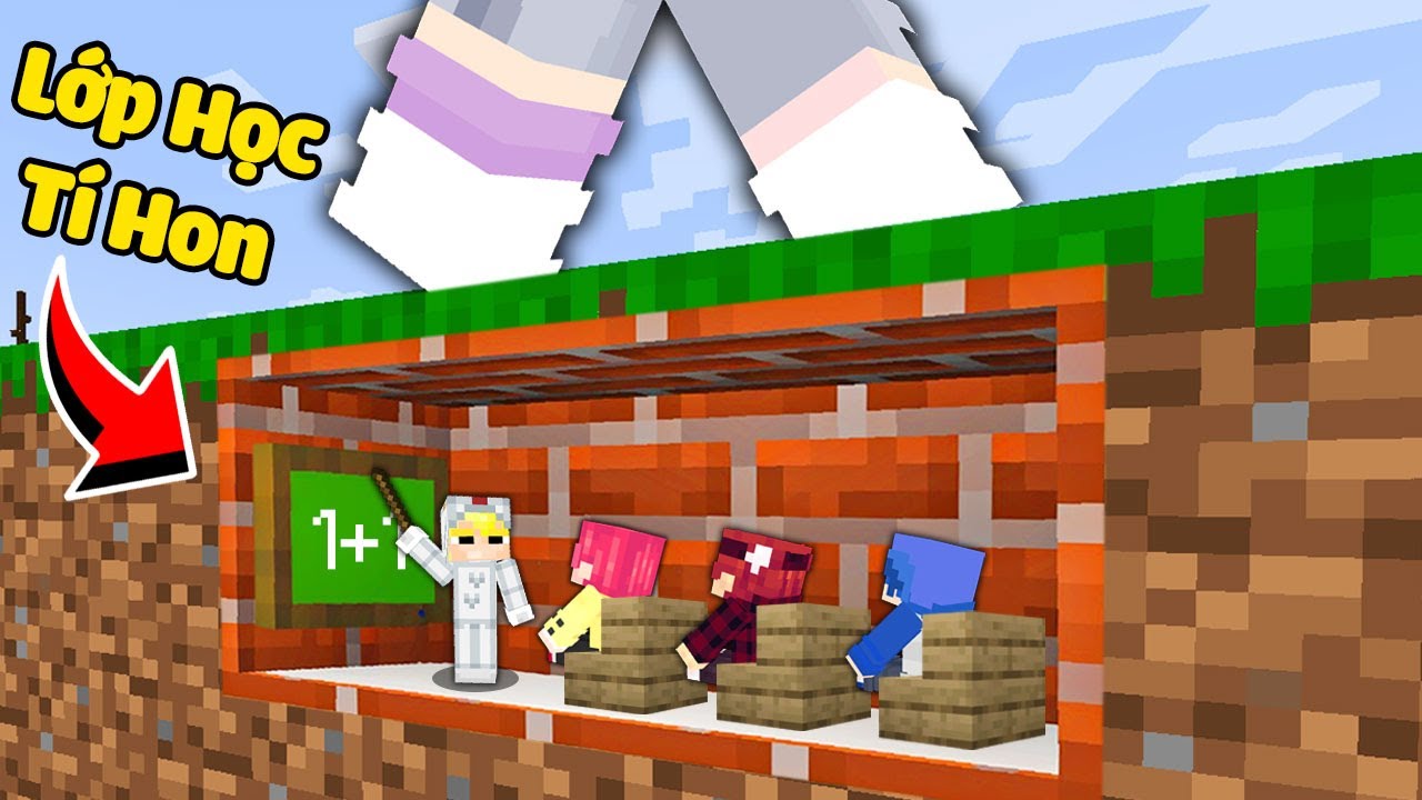 Tô Gà Mở Lớp Học Tí Hon Trong Minecraft!