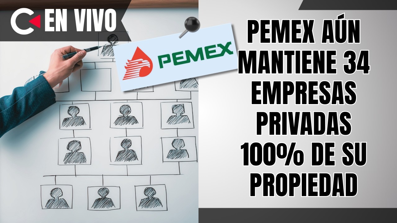 CONTRALÍNEA EN VIVO | Pemex aún mantiene 34 empresas privadas 100% de su propiedad #contralíneatv