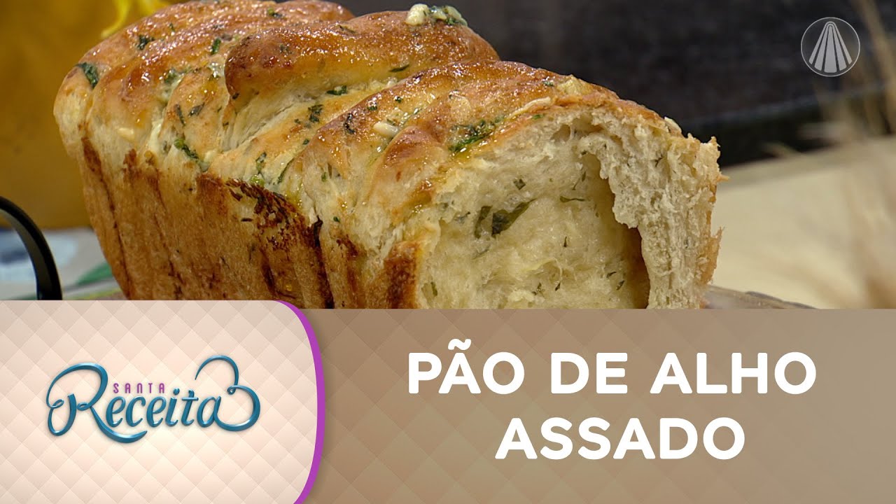 Faça um diferente pão de alho assado para a sua família