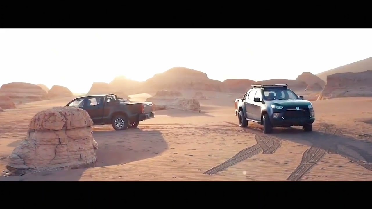 QINGLING ISUZU TAGA H LUXURY  DIESEL 3.0 L.  Desierto LUT - IRAN Test drive a  47  °C .  #isuzu