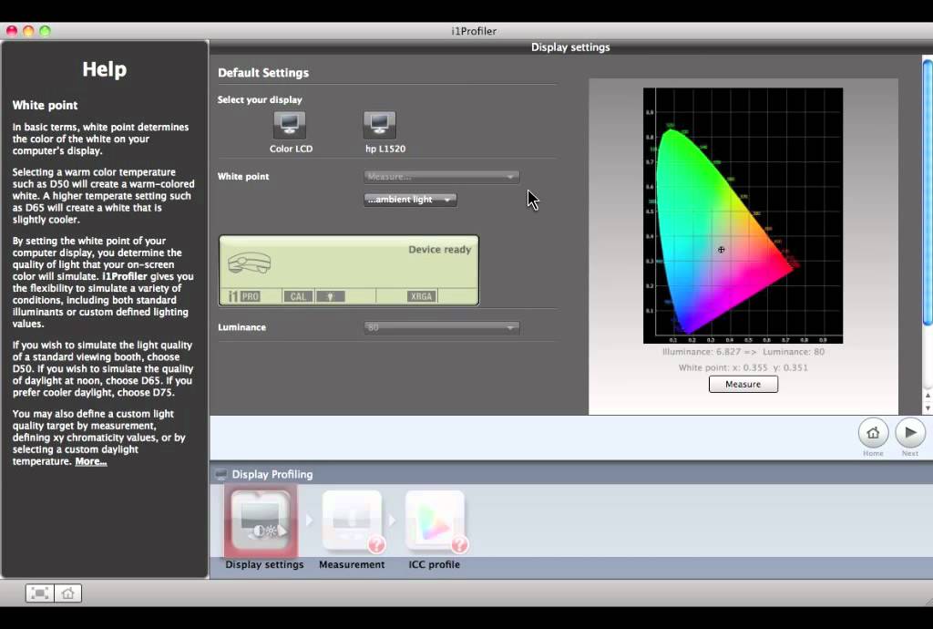 i1Profiling: Display Profiler