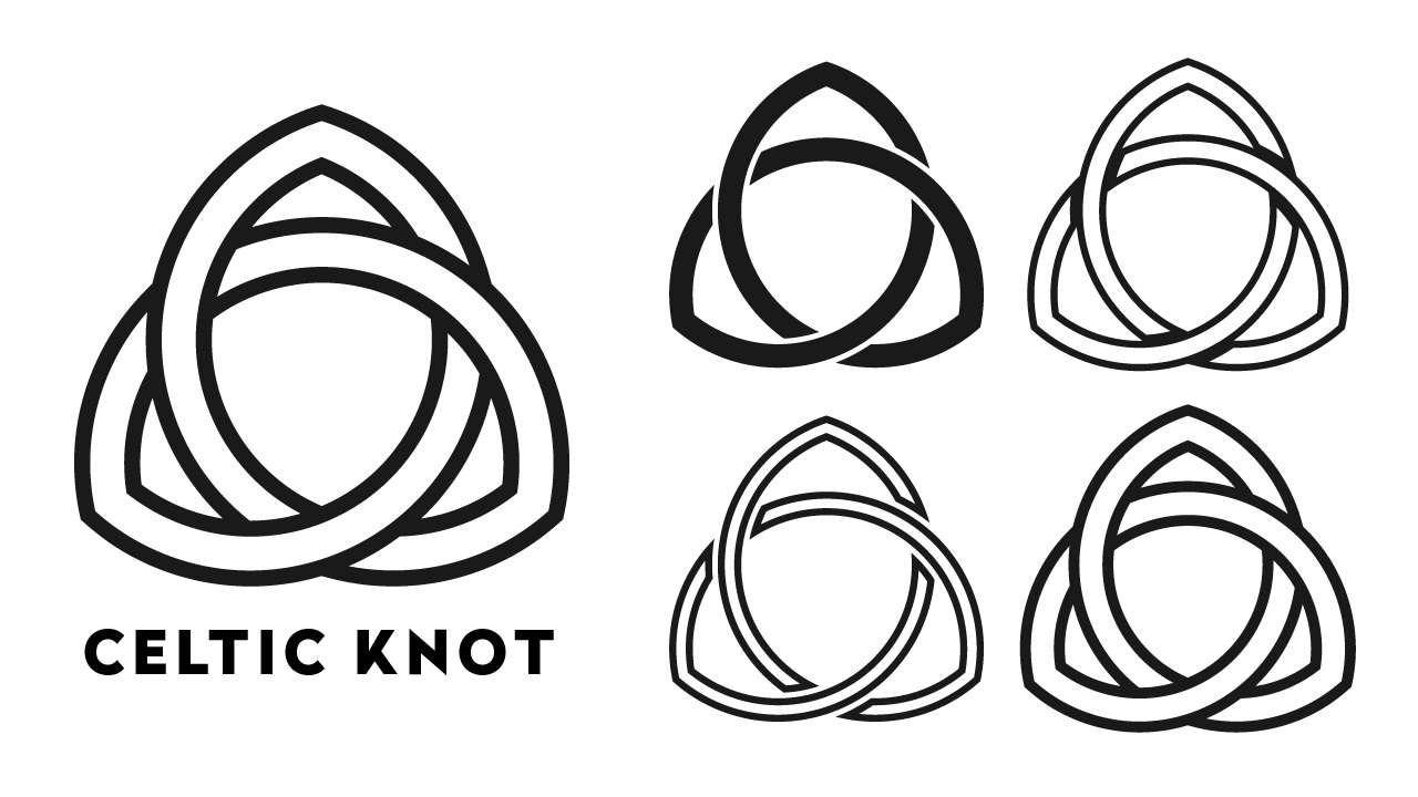 Illustrator Short Tutorial #4 Trinity Celtic Knot