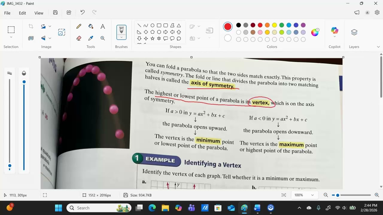 Algebra I - 10-1 Class Material